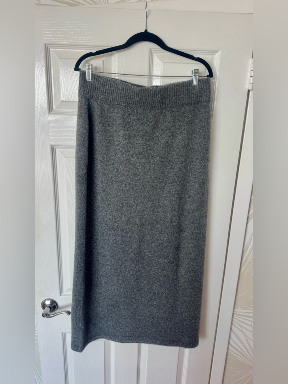 Show Me Your MuMu Gray Knit Maxi Skirt